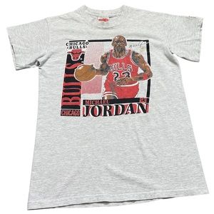 Vintage Nutmeg Micheal Jordan Player Card T Shirt